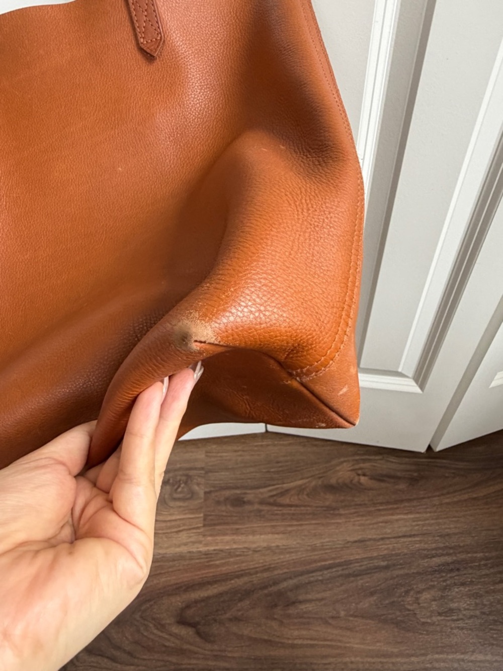 Madewell transport tote Classic Leather Tote Bag - Brown - Picture 2 of 5